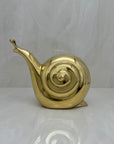 Large Vintage Brass Snail-By Dolbi Cashier