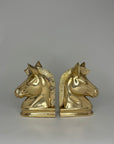 Vintage Brass Horsehead Figurines/Bookends