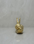 Vintage Brass MCM Snail