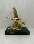 Vintage Brass Bird Sculpture