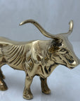 Vintage Brass Longhorn