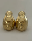 Rare Vintage Brass Chubby Bunny Rabbits-A Pair