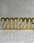 Vintage Brass Boss Bookends- A Pair