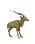 Vintage Brass Antelope