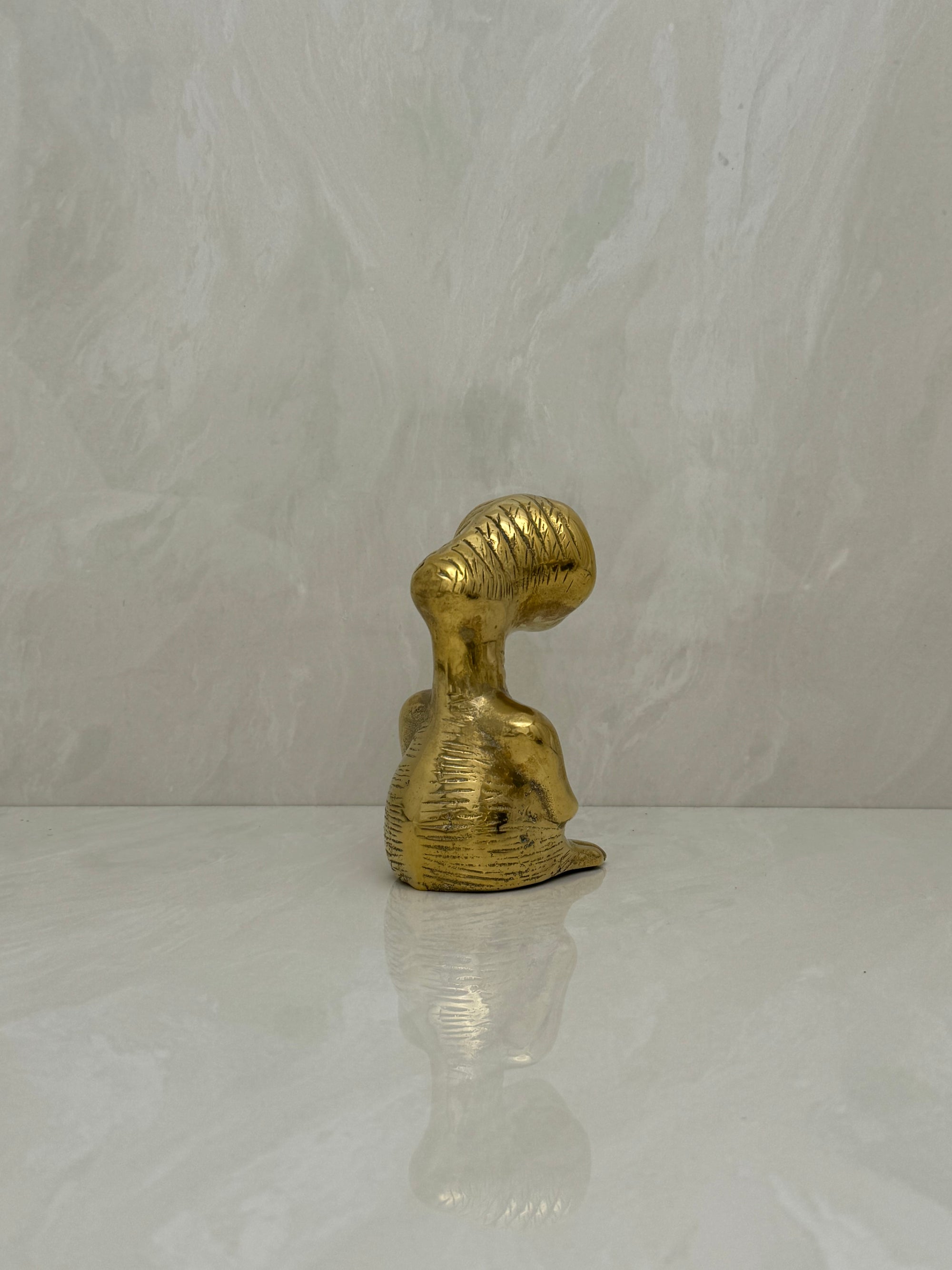 Vintage Brass E.T. Figurine