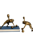 Vintage Brass Workout Frogs-A Pair