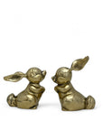 Vintage Brass Bunnies- A Pair
