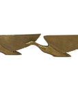 Vintage 1987 Kinder Harris Brass Flying Geese Sculptures – Mid-Century Modern Bird Figurines – Made in Korea