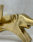 Vintage Brass Elephants- A Pair