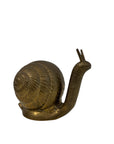 Vintage Brass Snail Figurine