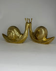 Vintage Brass Snails-A Pair