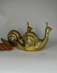 Vintage Brass Snails-A Pair