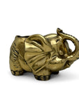 Vintage Brass Small Elephant Ashtray or Succulent Pot