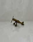 Small Vintage Brass Airplane