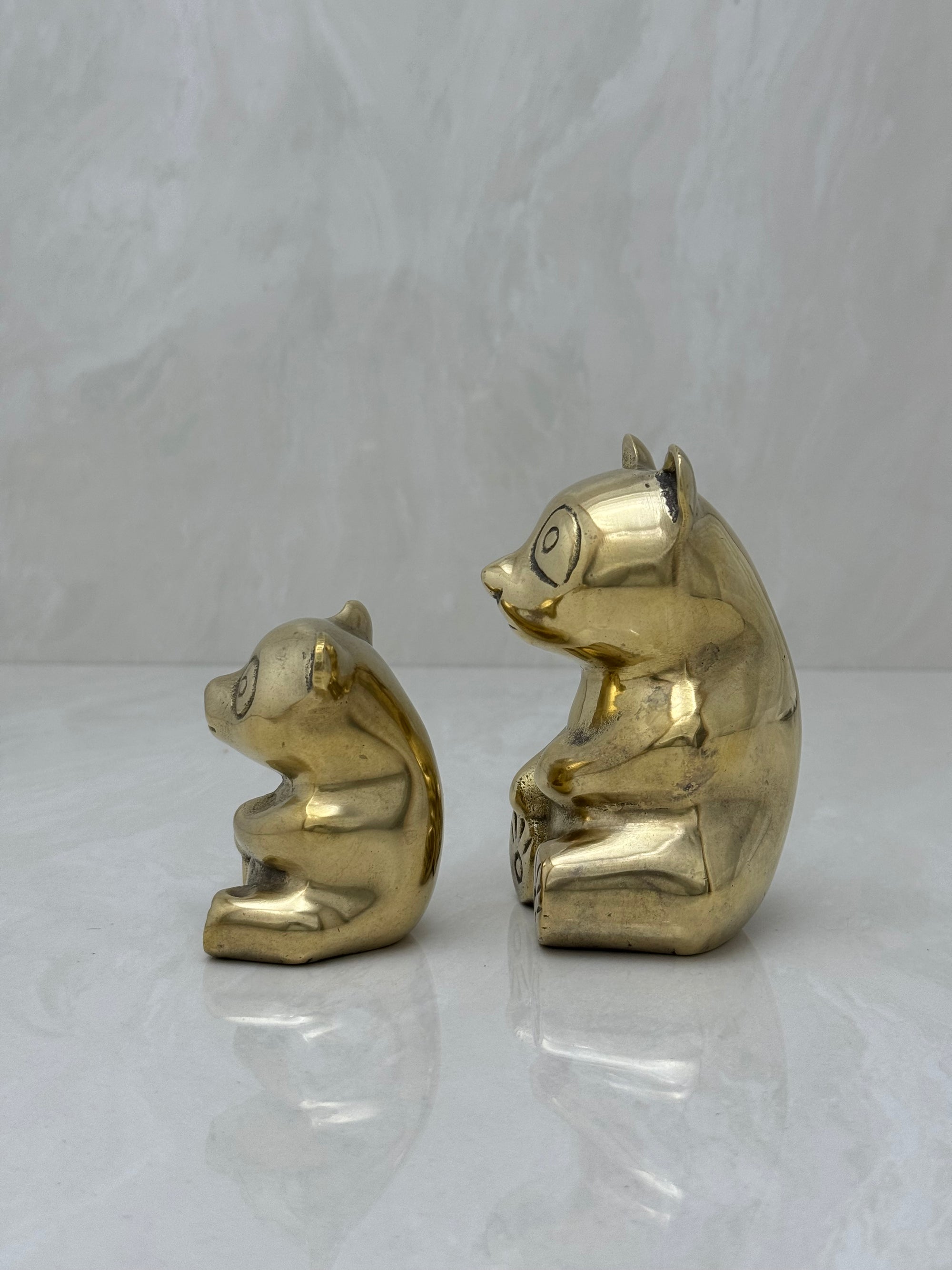 Vintage Mama Bear and Cub-A Pair