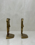 Vintage Brass Drama Masks Bookends- A Pair