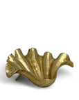 Vintage Brass Seashell Trinket Dish