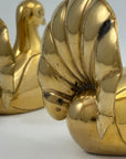 Vintage Brass Birds-A Pair
