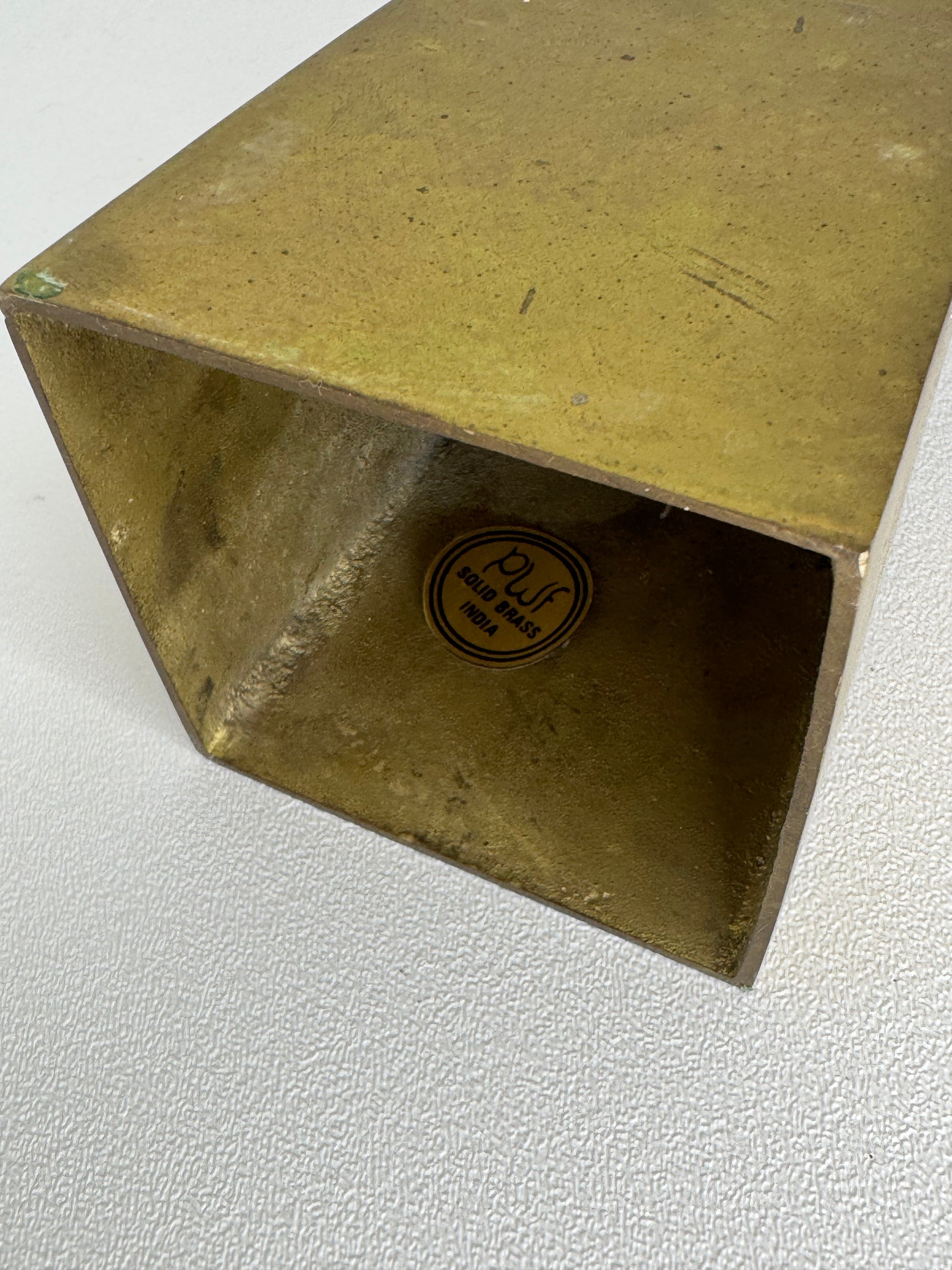 Vintage Brass Obelisks- A Pair