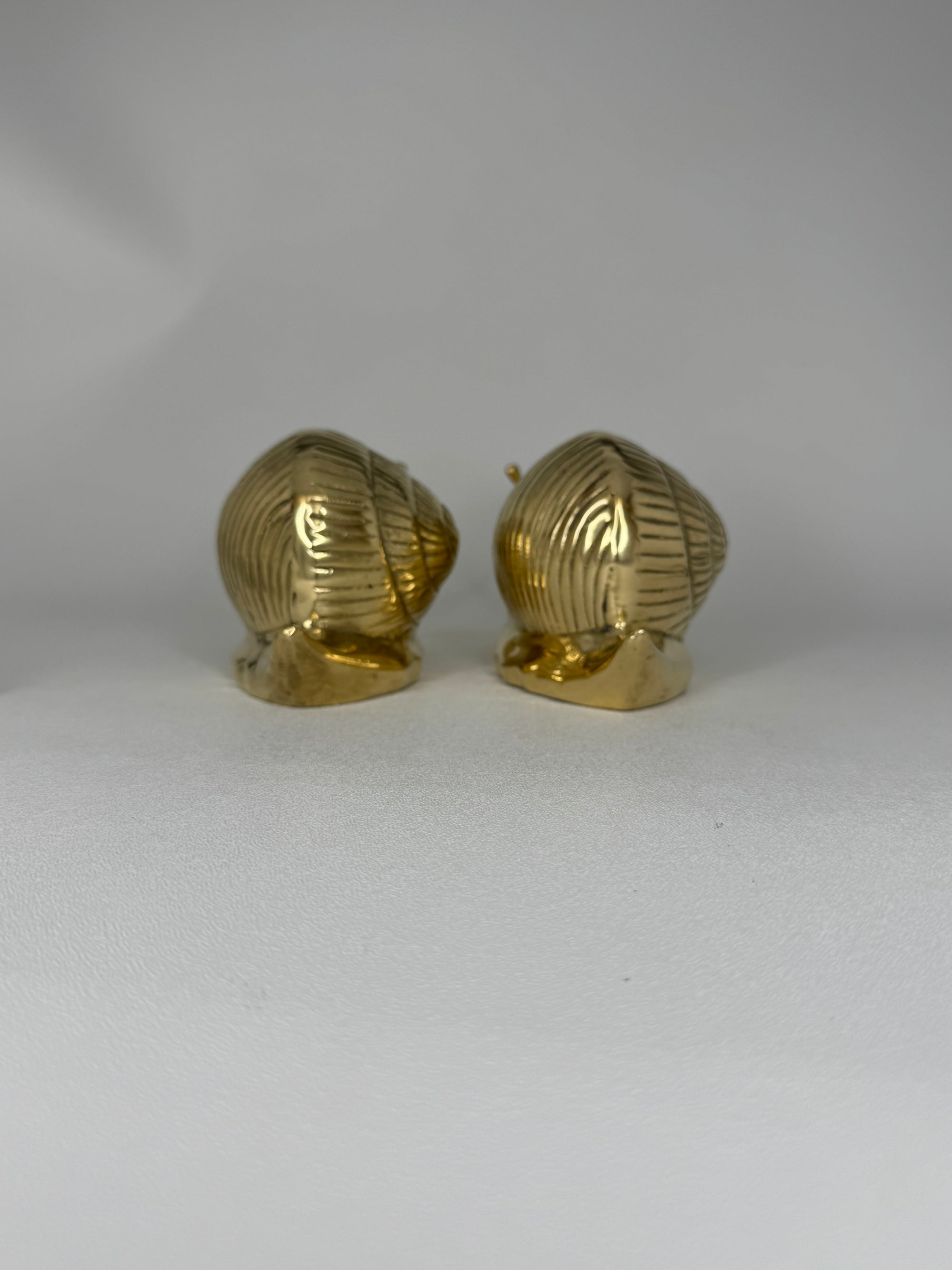 Vintage Brass Snails-A Pair