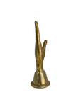 Vintage Brass Hand Sculpture – Mid-Century Modern Jewelry Display or Art Accent