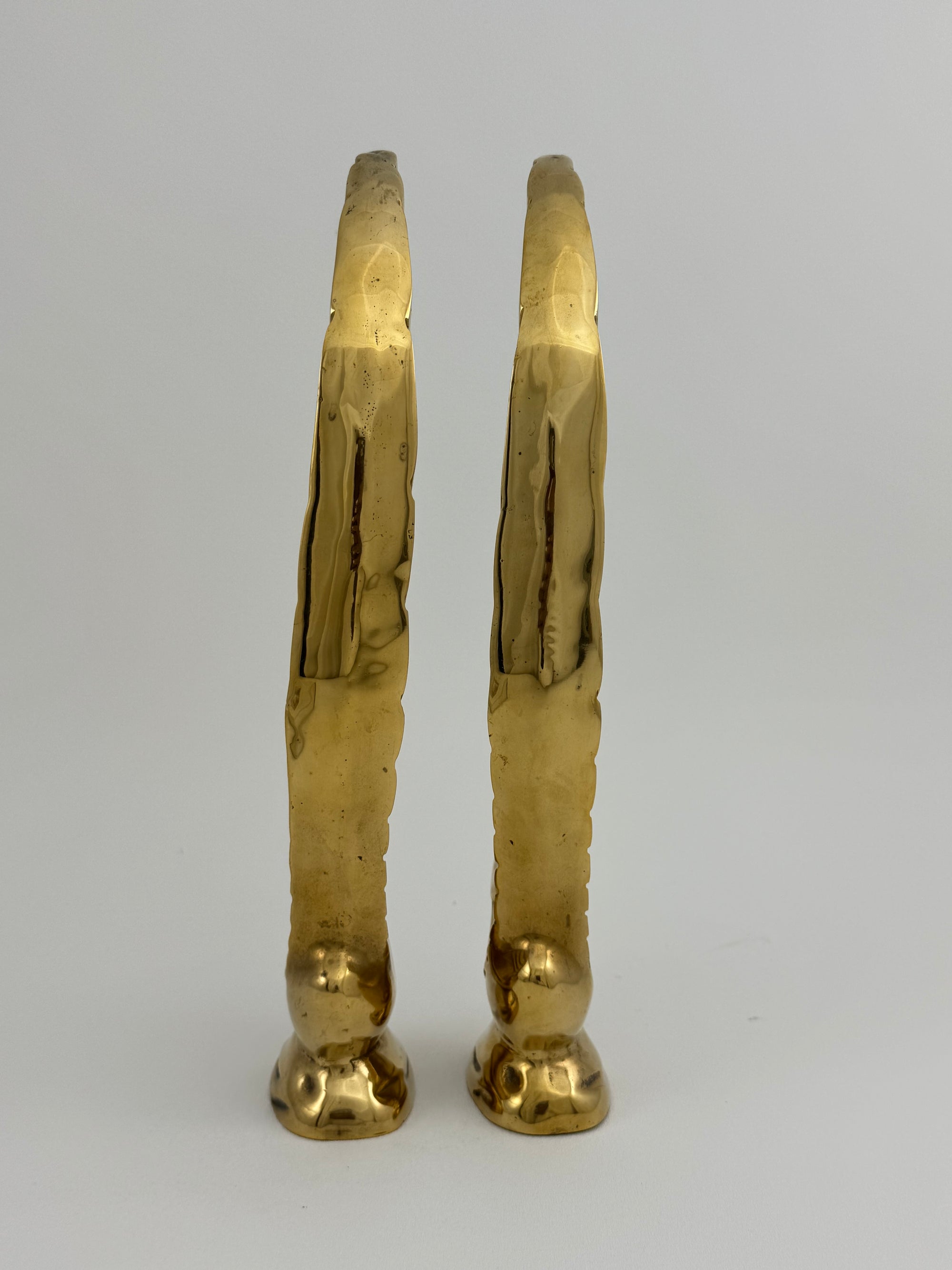 Vintage Brass Swans-A Pair