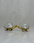 Vintage Turtles with Mother of Pearl Shell-A Pair