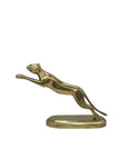 Vintage Brass Panther on Stand