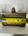 Vintage Brass Fox Head Bookends