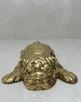 Vintage Brass Bored Bulldog