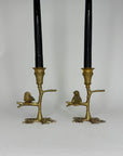 Vintage Mottahedeh Brass Candlestick Pair