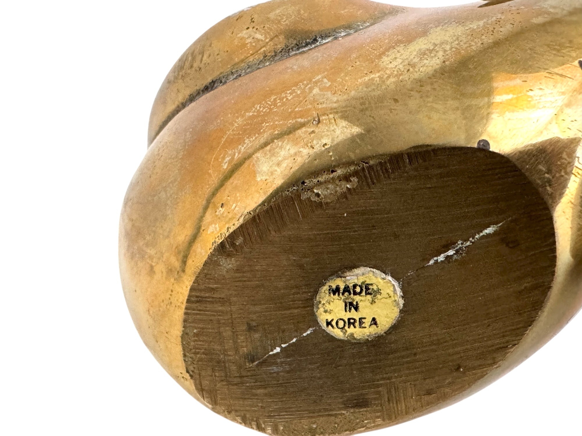 Vintage Brass Birds – Mid-Century Modern Dove Pair, Made in Korea