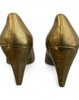 Vintage Brass High Heel Pumps – Pair