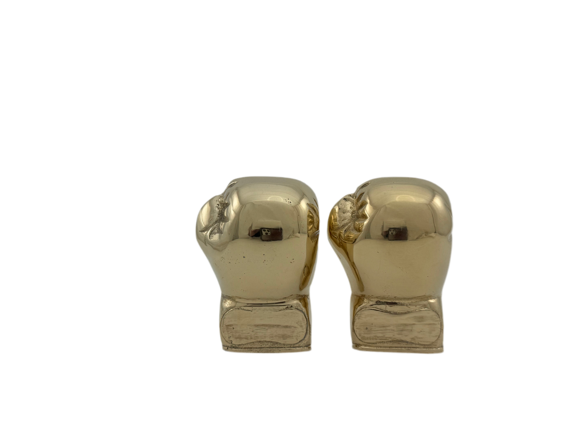 Two Small Vintage Brass Boxing Gloves