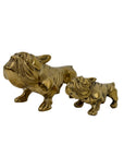 Pair of Vintage Brass Bulldogs - A Tribute to Fatherhood and Friendship