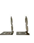 Vintage Brass Dollar Sign Folding Bookends