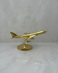 Vintage Brass Airplane on Stand