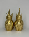 Vintage Brass Elephants-A Pair