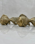 Small Vintage Brass Fish- A Pair