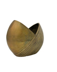 Vintage Brass MCM Shell Vase