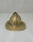 Vintage Brass Fireman’s Hat-A Figurine