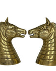 Vintage Brass Zebra Bookends