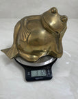 Vintage Brass Frog