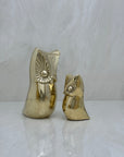 Vintage Brass Owls-Pair