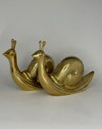 Vintage Brass Snails-A Pair