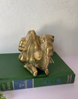 Vintage Brass Resting Camel