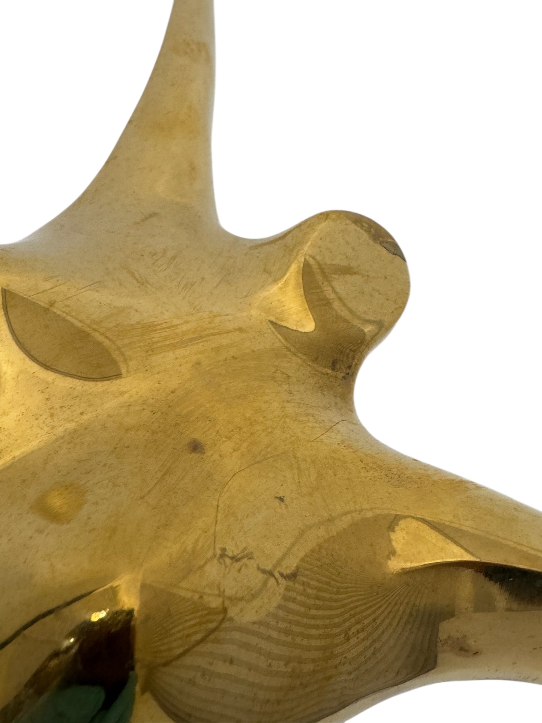 Vintage Brass Silhouette of a Nude Lady