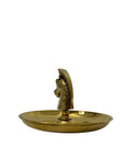 Vintage Brass Horse Head Trinket Dish – Equestrian Vanity or Desk Catchall