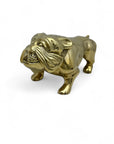 Large Vintage Brass Bulldog