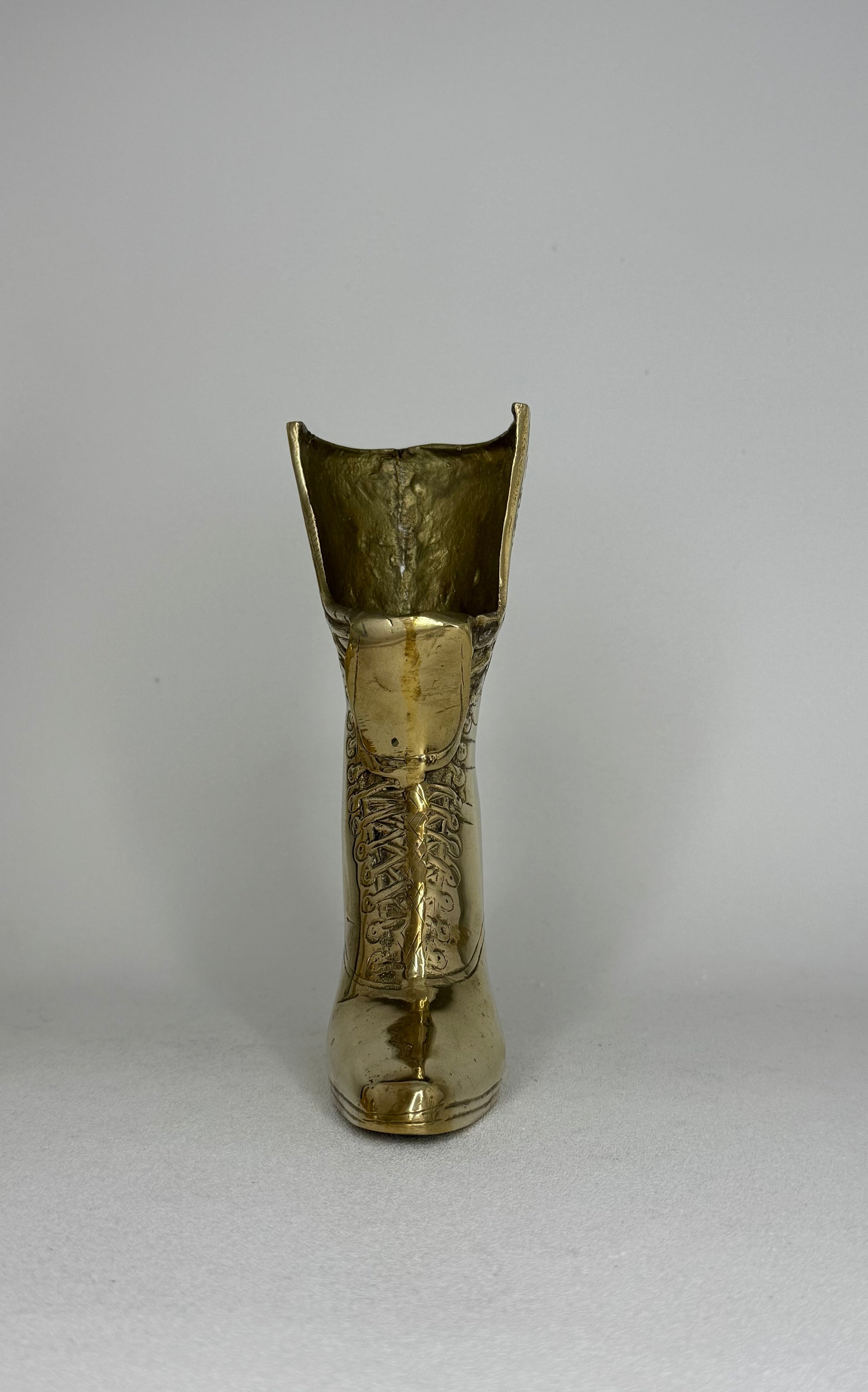 Vintage Brass Witches Boot